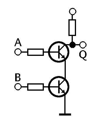 Transistor-UND-Schaltung